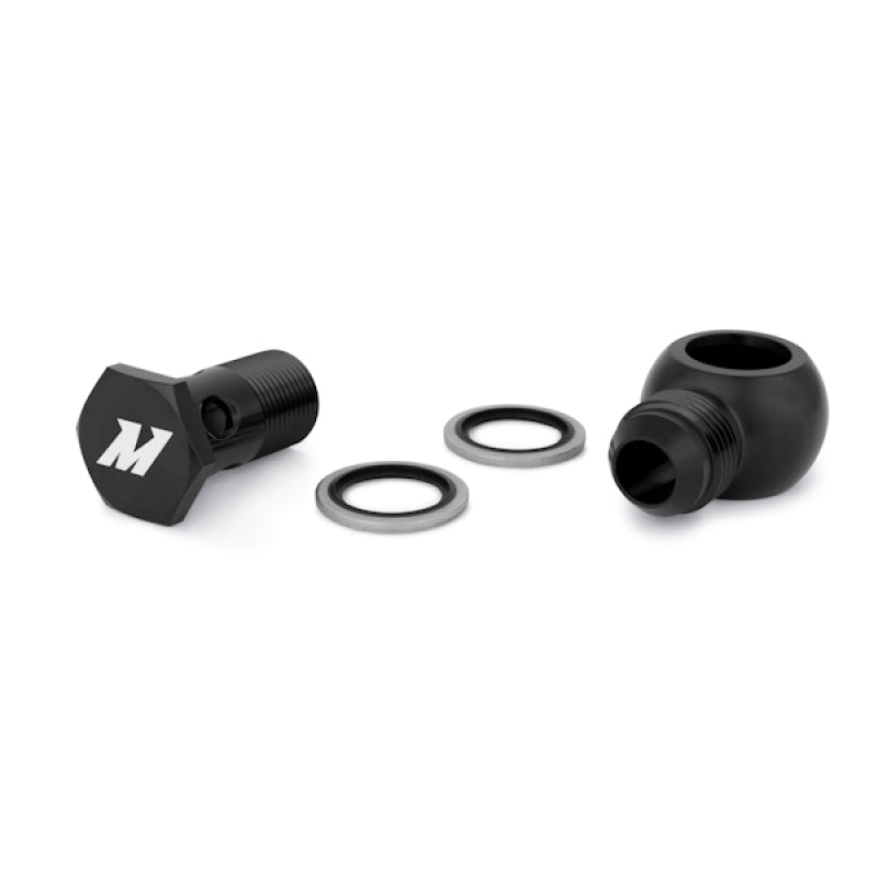 Mishimoto M20 x -10AN Black Banjo Fitting w/ Bolt - #MMBB-10ANBK