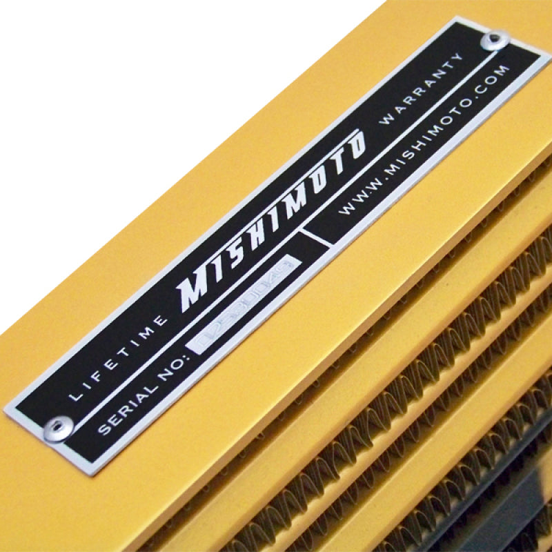 Mishimoto Eat Sleep Race Special Edition Gold M-Line Intercooler - #MMINT-UMG