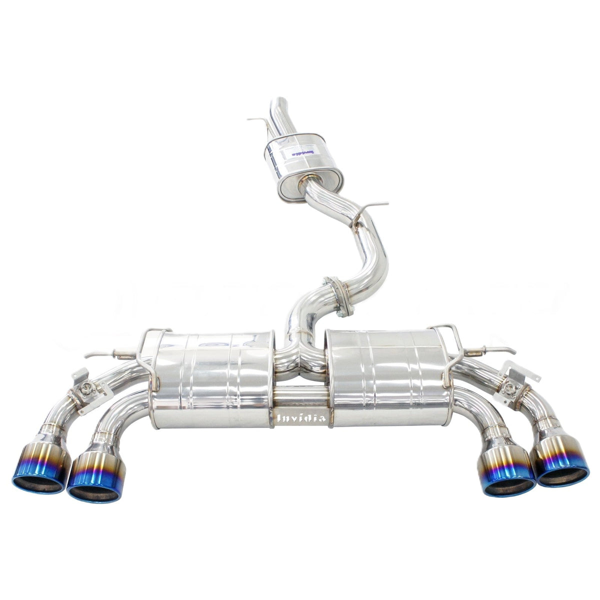 Invidia HS22GFR8GV4RT Volkswagen 22-Up VW GOLF-8R R400 Rolled Titanium tips Cat-back Exhaust