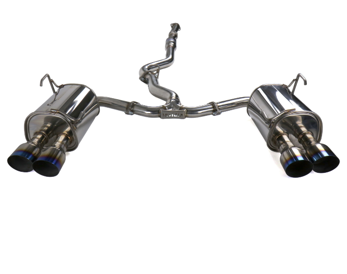 Invidia HS22WRXG2T 22-Up Subaru WRX Q300 Quad Single Layer Titanium Tips Cat-back Exhaust