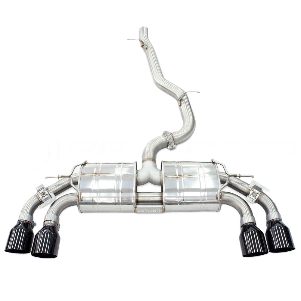 Invidia HS22GFR8GV4SB Volkswagen 22-Up VW GOLF-8R R400 Single Layer Black Tips Cat-back Exhaust