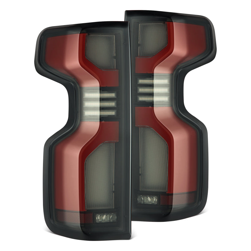 AlphaRex 620068 19-24 Chevrolet Silverado 1500 / 20-24 2500 HD/3500 HD LUXX-Series LED Tail Lights Red