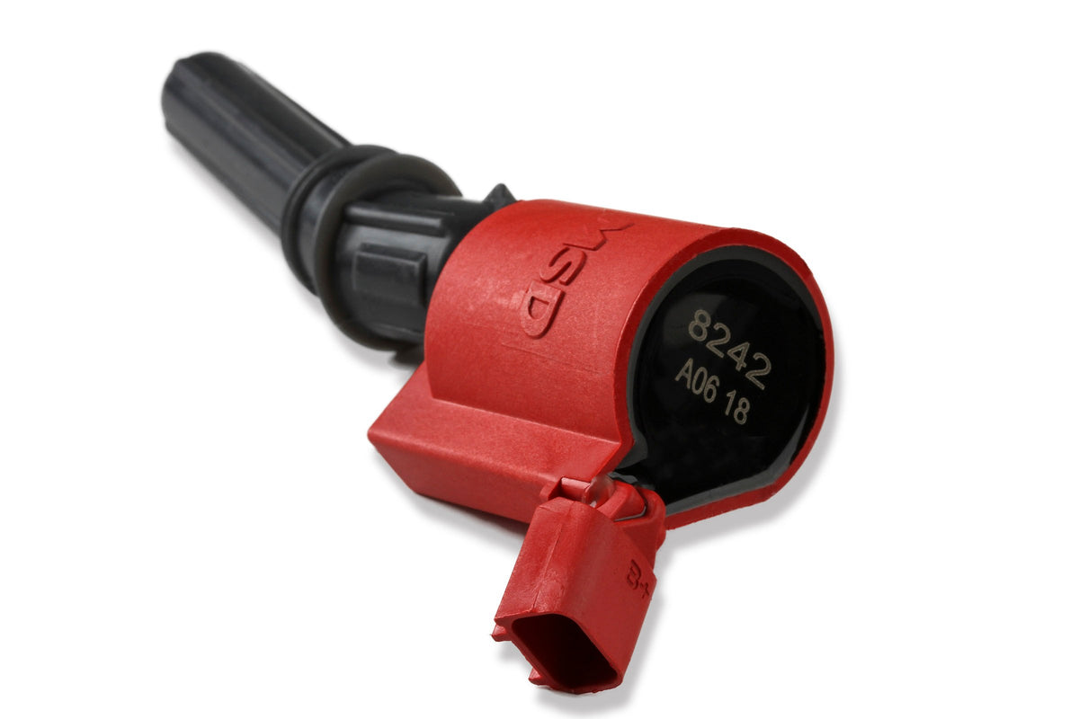 MSD 82428 Coil - Blaster - for Ford 2-Valve V8 - Red - 8-pack