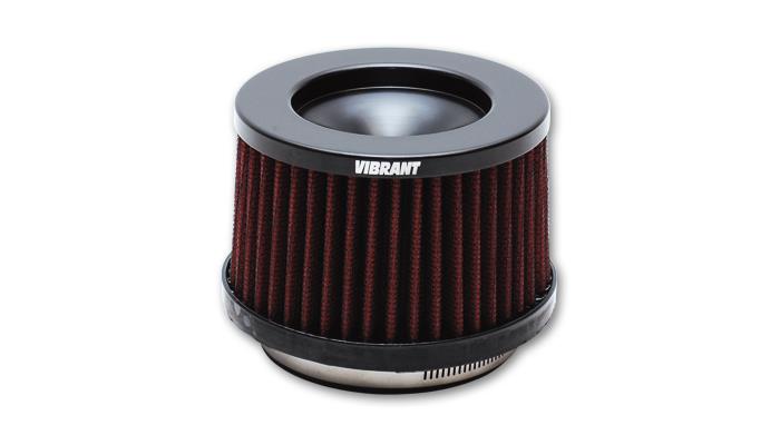 Vibrant The Classic Perf Air Filter 4.75in O.D. Cone x 3-5/8in Tall x 4in inlet