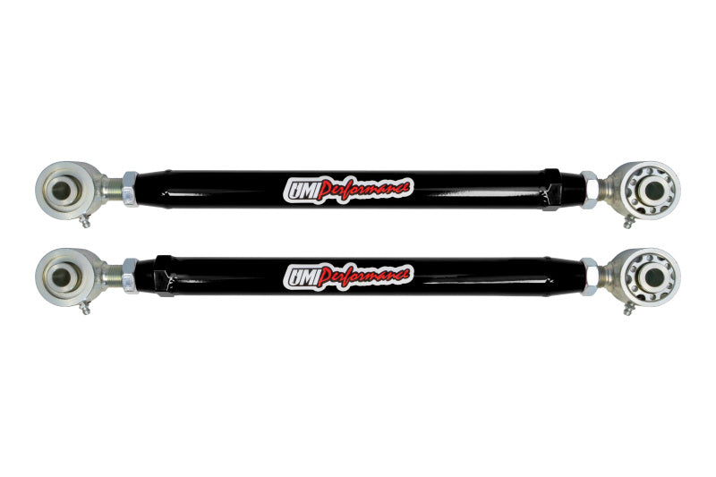 UMI Performance 2524-B Toe Rods Adjustable Roto-Joint Black for 2008-2009 G8