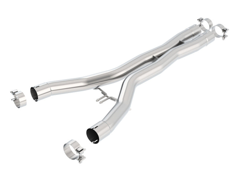 Borla 60548 2014 Chevy Corvette Stingray X-Pipes (Smog Legal Cut and Clamp) - #60548