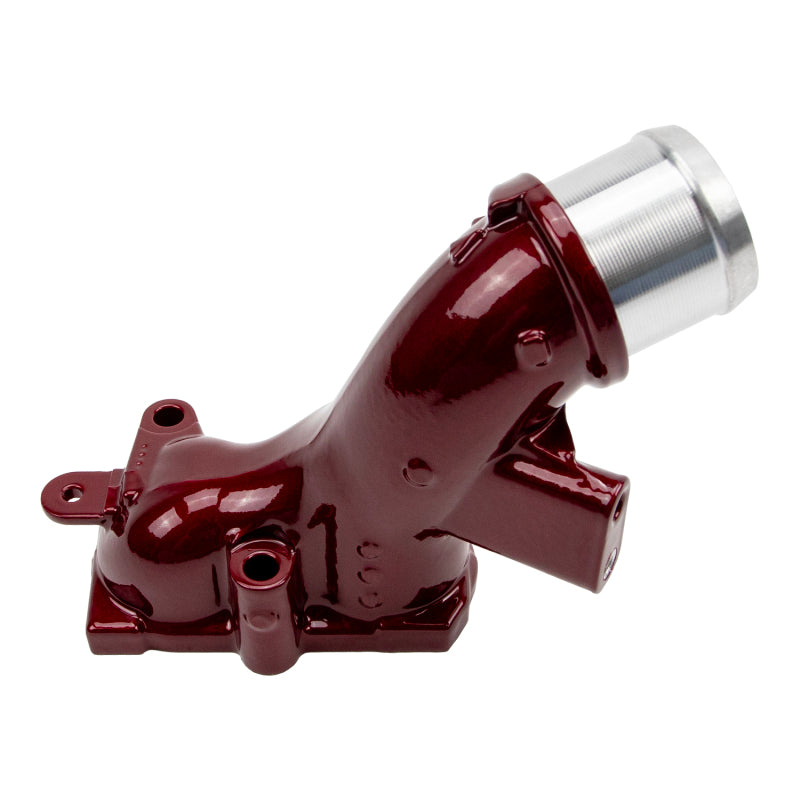 Wehrli Custom Fabrication WCF100188-RED Thermostat Housing WCFab Red for 2017-2026 Chevrolet Silverado / GMC Sierra 2500 HD / 3500 HD 6.6L L5P Duramax