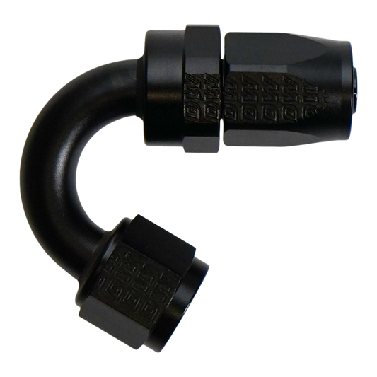 DeatschWerks 8AN Female Flare Swivel 150-degree Hose End CPE