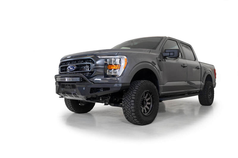 Addictive Desert Designs for 2021 Ford F-150 HoneyBadger Front Bumper w/ Top Hoop