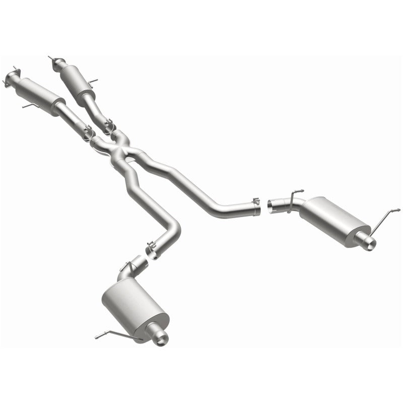 MagnaFlow 15064 12 Jeep Grand Cherokee V8 6.4L Dual Split Rear Exit Stainless Cat Back Performance Exhaust - #15064