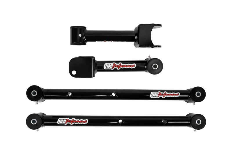 UMI Performance 401516-B Upper/Lower Control Arms Black for 1968-1972 GM A-Body
