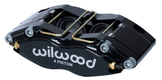 Wilwood Caliper- DPR-DS - Black 1.25in Piston .38/.500in Rotor - Dust Seal - #120-14698-BK