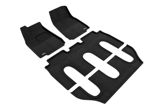 3D MAXpider Elegant Front, Rear & 3rd Row Floor Mats for 2016-2017 Tesla Model X