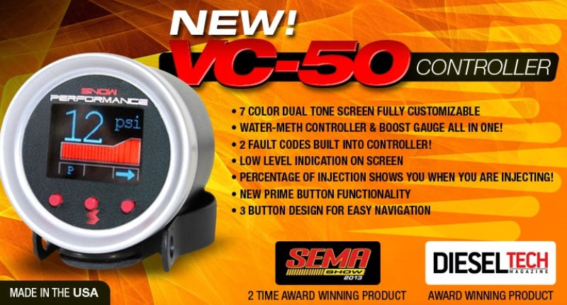 Snow Performance SNO-400-BRD for Cummins Stage 2 Boost Cooler Water Injection Kit (SS Braided Line & 4AN Fittings)