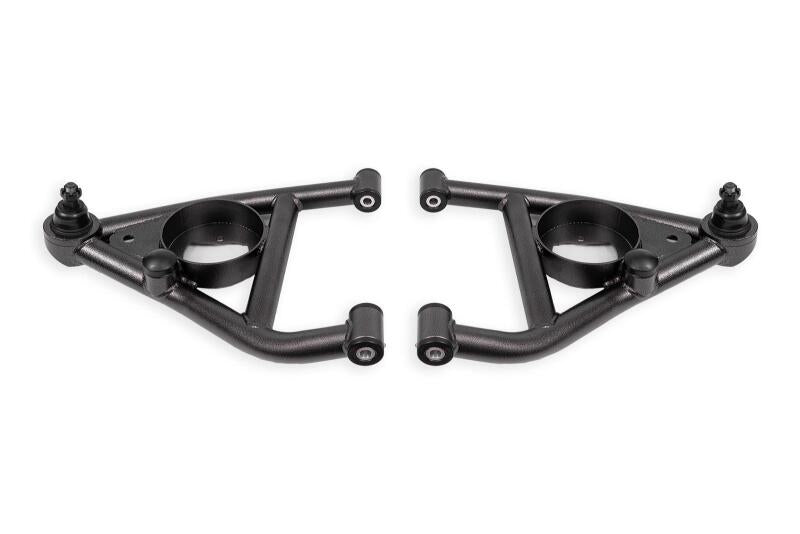 BMR 1968-1974 Chevrolet Nova with Bump Stops Lower A-Arms with STD. Ball Joint (Delrin) - Black Hammertone