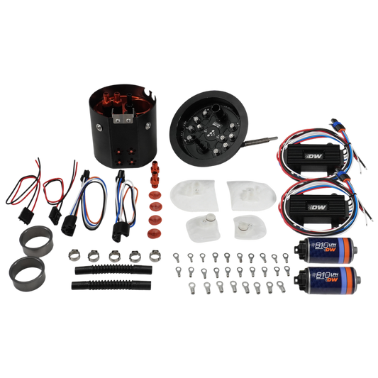DeatschWerks 06-13 BMW E9X/E8X X2 Dual Pump Module w/ Dual DW810 Brushless Fuel Pumps