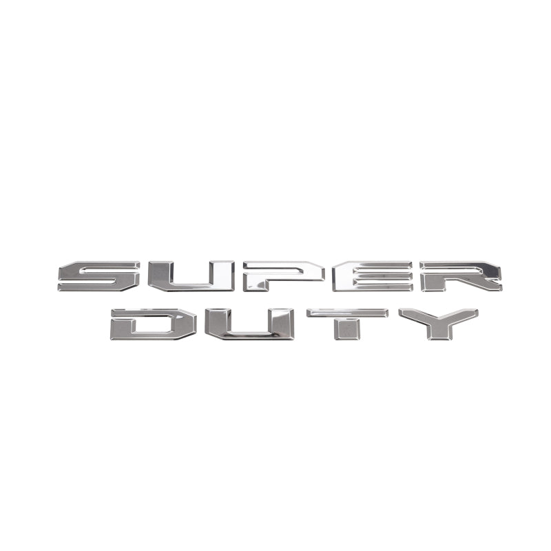 Putco for 2020-2022 Ford Super Duty Stainless Steel Tailgate Lettering Kit