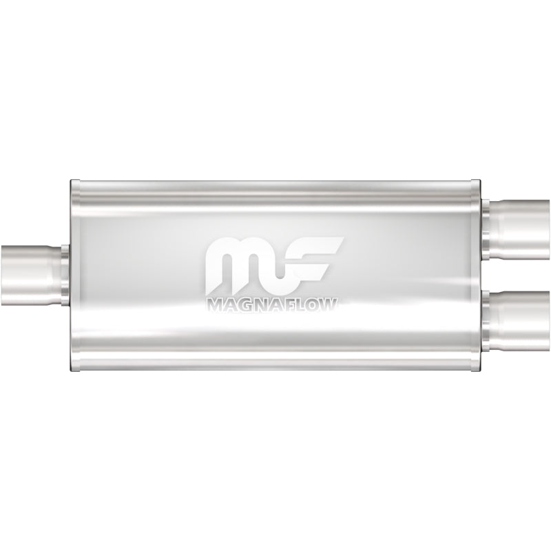 MagnaFlow 12288 Muffler Mag SS 18X5X8 3X2.5/2.5 C/D - #12288