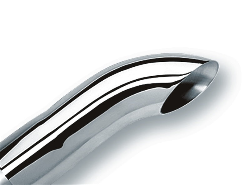 Borla 20140 Universal Polished Tip Single Round Turndown/Turnout (inlet 3in. Outlet 3in) *NO Returns* - #20140