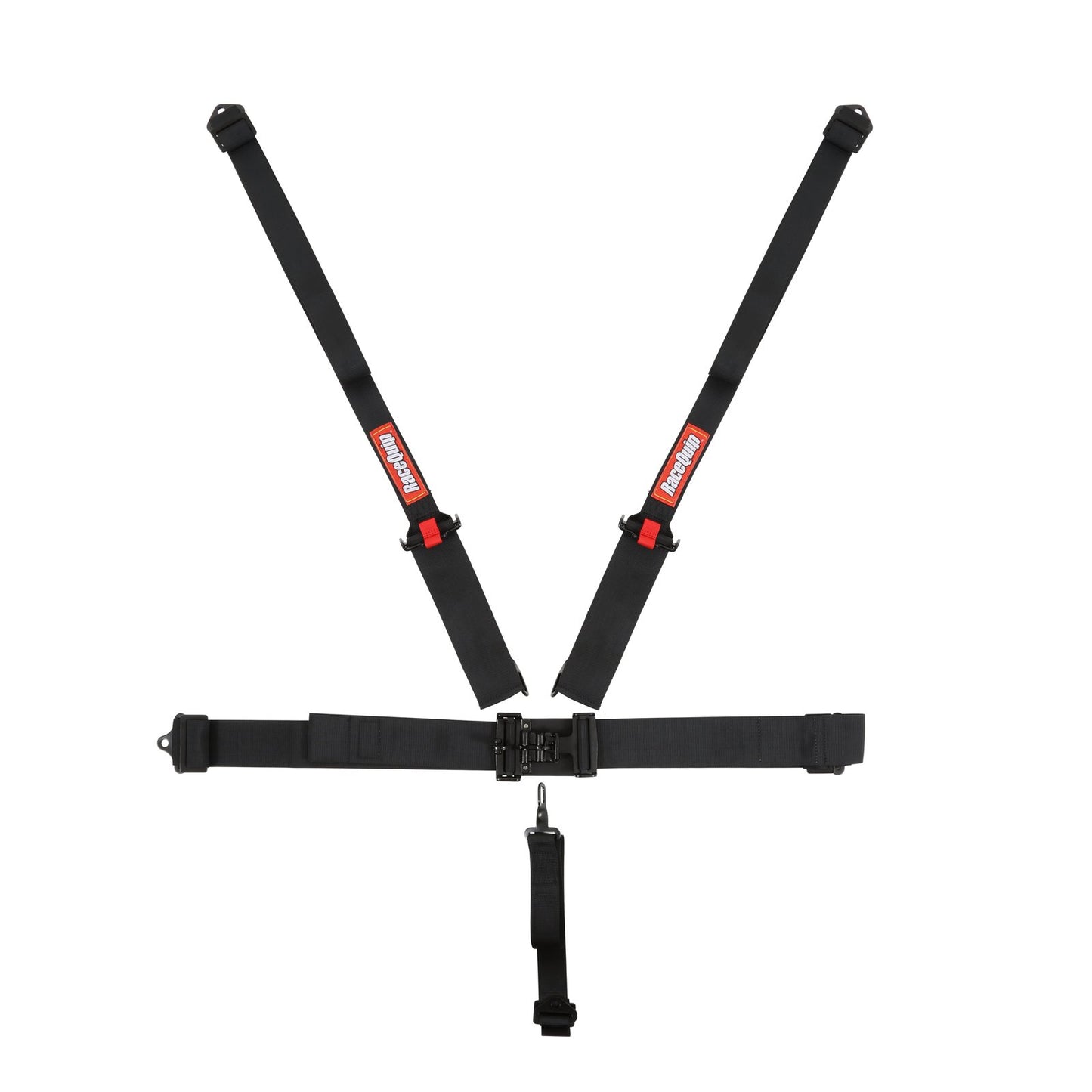 RaceQuip 717007 Black Latch & Link 5-Point Head & Neck Restraint Seat Belt