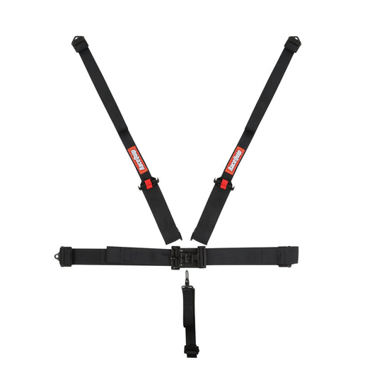 RaceQuip 717007 Black Latch & Link 5-Point Head & Neck Restraint Seat Belt