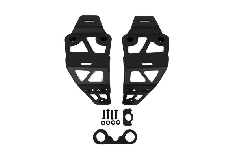 DV8 Offroad 20-22 Jeep JL 392/ Jeep JT Mojave Edition Dual Pod Light Mounts - #LBJL-06