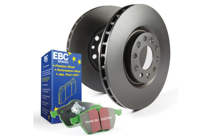 EBC S14 Rear Brake Kit Greenstuff Pads RK Premium Rotors S14KR1147 (image of S11KF1619)