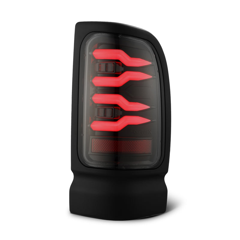 AlphaRex 643001 94-01 Dodge Ram 1500/2500/3500 LUXX-Series LED Tail Lights - Alpha-Black