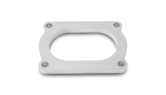 Vibrant T304 SS 4 Bolt Flange for 3in O.D. Oval tubing