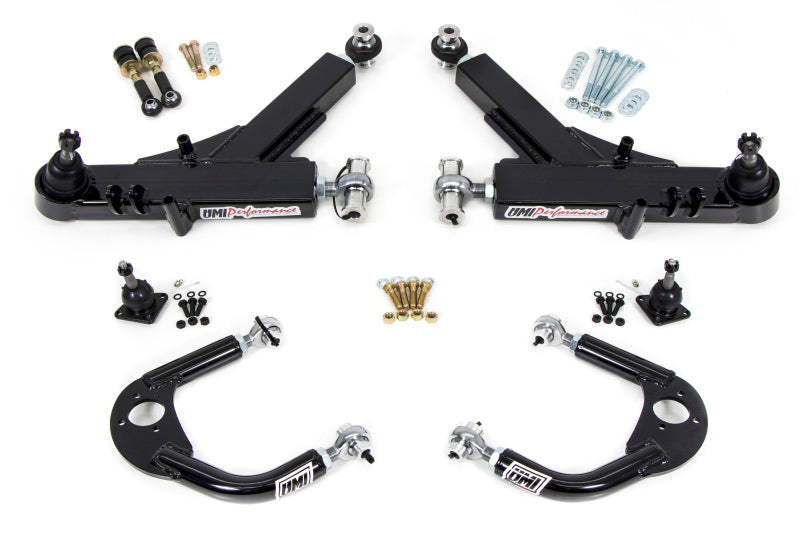 UMI Performance 230910-B Front A-Arms Road Race Lower/Adjustable Upper Black