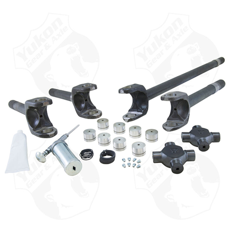 Yukon Gear & Axle YA W26004 Front 4340 Chrome-Moly Replacement Axle Kit For 77-91 GM / Dana 60 with 35 Splines