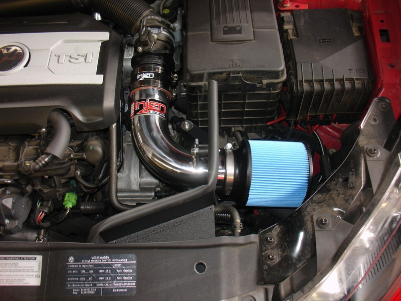 Injen 10-12 VW MK6 GTI 2.0L TSI Polished Short Ram Intake w/ Heat Shield - #SP3075P