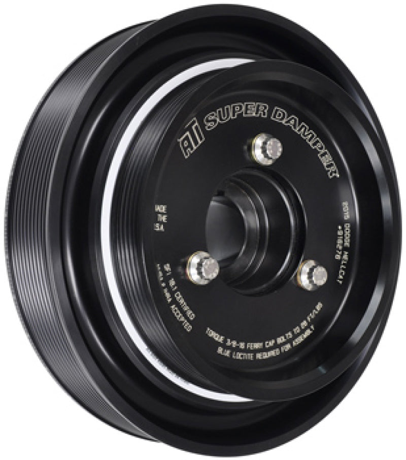 ATI Performance Products 917469 Super Damper Harmonic Balancer 6.78 in Aluminum Dual 4 Groove 7% Overdrive for 2003-2009 Dodge Neon SRT-4 / Chrysler PT Cruiser Turbo