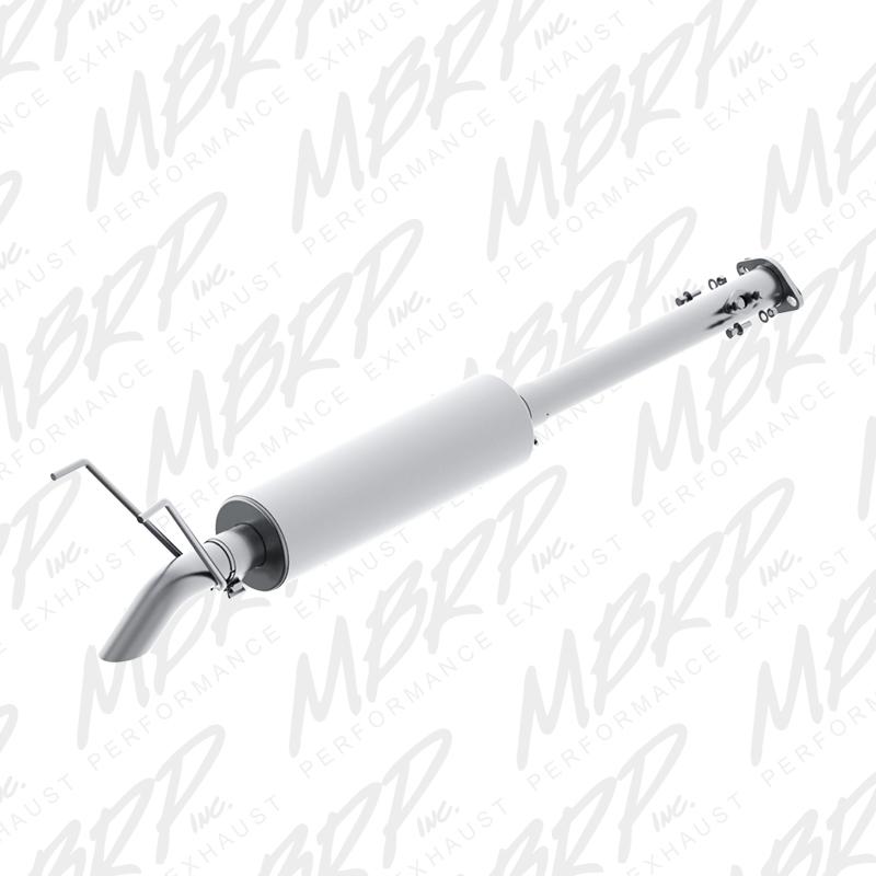 MBRP S5332AL 2.5" Cat-Back Exhaust System - 2001-2004 Toyota Tacoma 3.4L | Turn Down, Aluminized