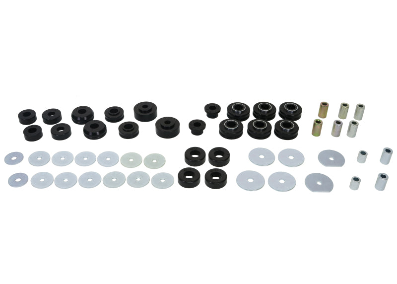 Whiteline W93562 Body Mount Bushing Set for 1965-1970 Chevrolet Bel Air, 1965-1970 Chevrolet Biscayne, 1965-1970 Chevrolet Impala and More