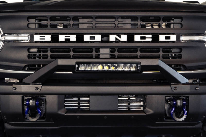 DV8 Offroad 21-22 Ford Bronco Factory Modular Front Bumper Bull Bar - #LBBR-04