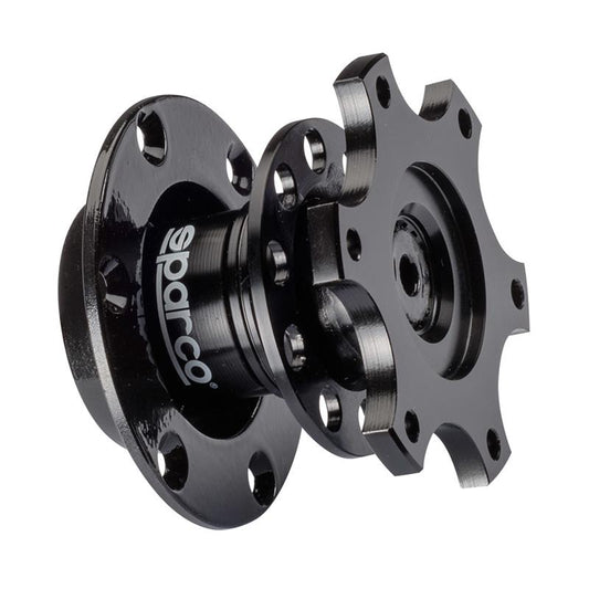 Sparco 6-Bolt Steering Wheel Quick Release - Gold