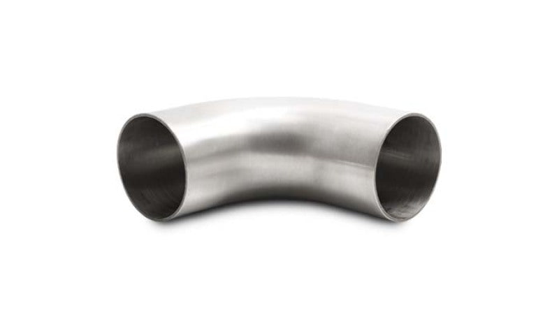 Vibrant 2.0in OD 3.23in Tangent Length T304 SS 90 Deg Mandrel Bend w/Extended