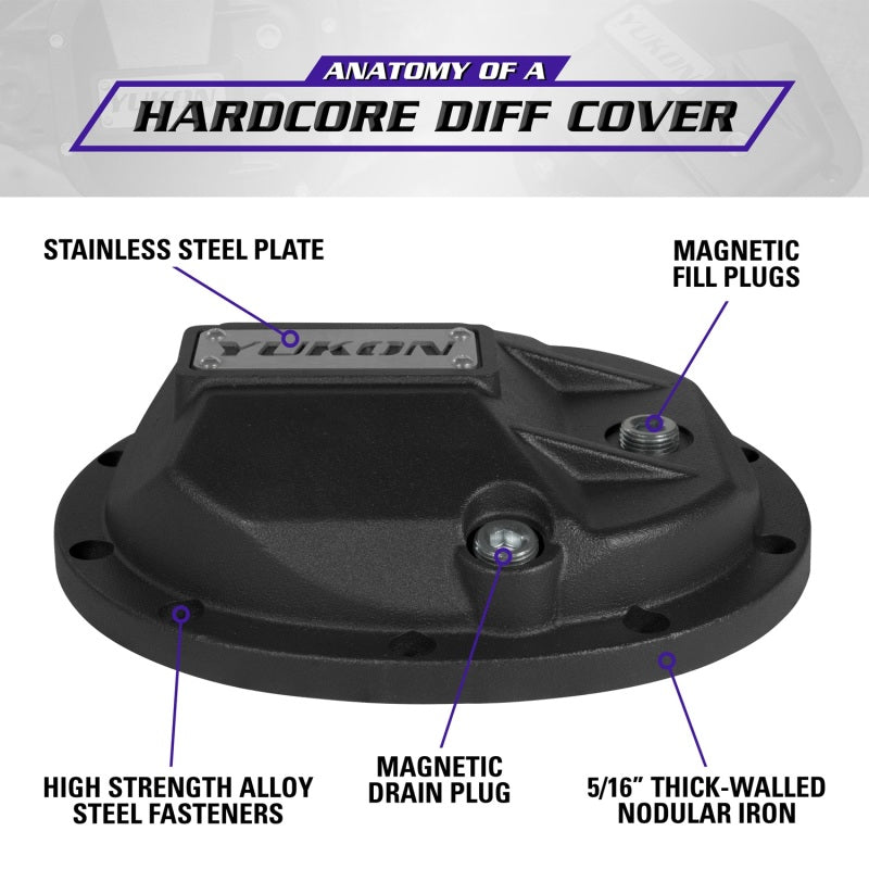 Yukon Gear & Axle YHCC-M35 Hardcore Diff Cover for AMC Model 35