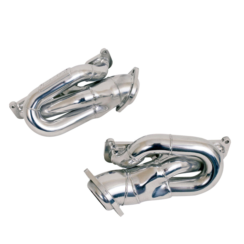 BBK Performance 14420 Shorty Headers 1-5/8 Silver Ceramic for 2011-2017 Ford Mustang 3.7L V6