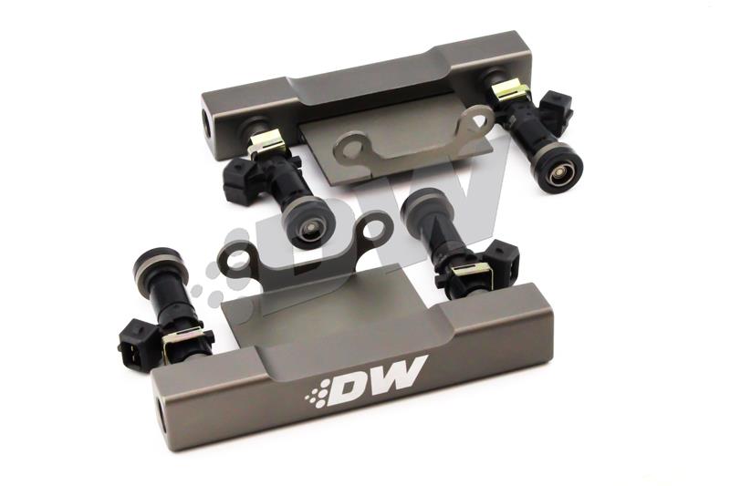 DeatschWerks 04-06 Subaru STI/LGT Side Feed to Top Feed Fuel Rail Conv Kit w/ 1200cc Injectors