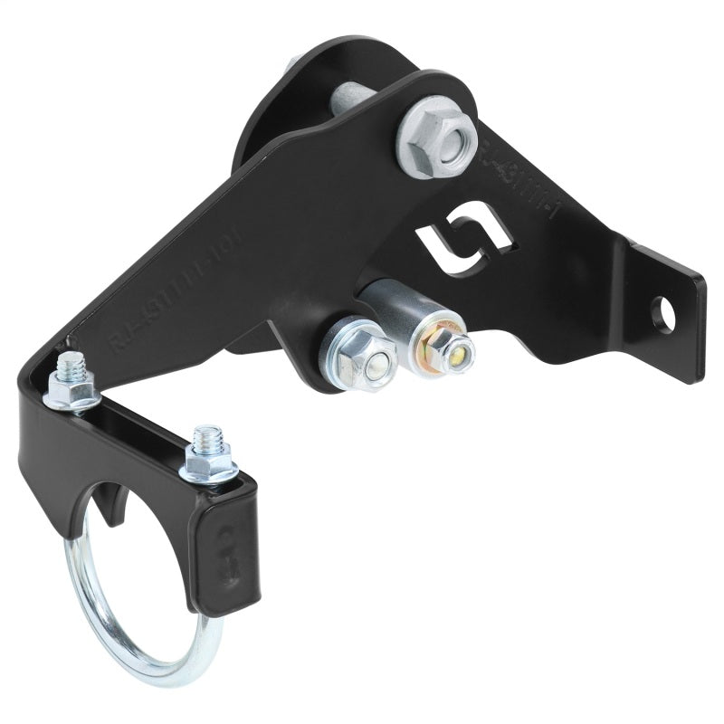 RockJock JK Trac Bar and Steering Stabilizer Shock Relocation Bracket (High Steer, JL/JT Trac Bar)