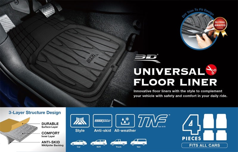 3D MAXpider Kagu Floor Mats