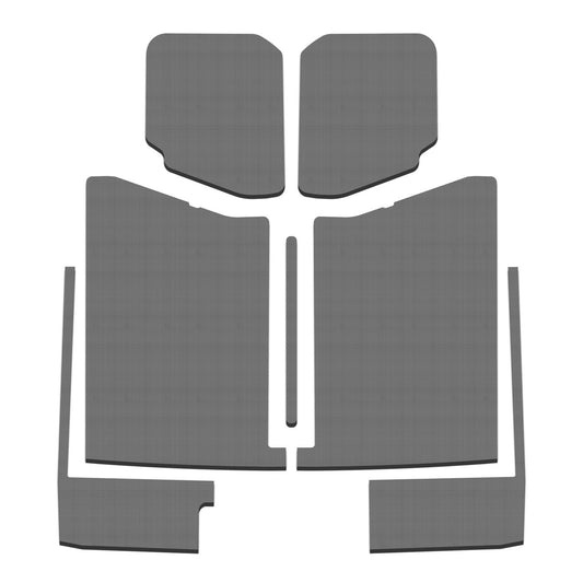 DEI for 2020-2022 Jeep Gladiator JT 4-Door Boom Mat Complete Headliner Kit - 7 Piece - Gray