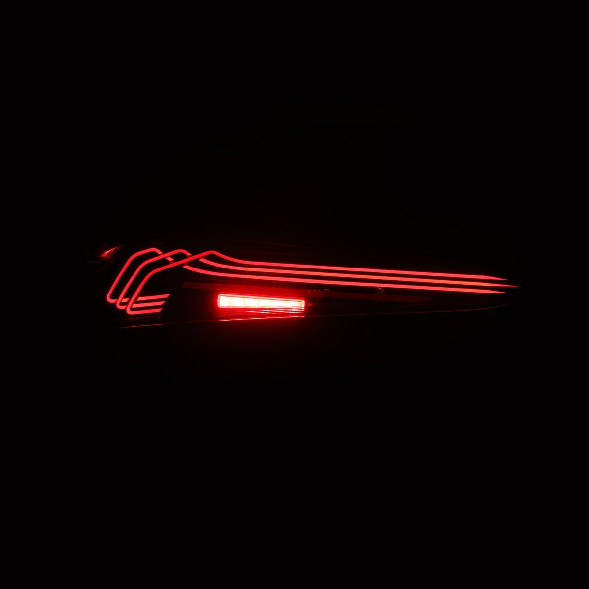 AlphaRex 609020 20-24 Toyota Supra LUXX-Series Laser Style LED Tail Lights Alpha-Black