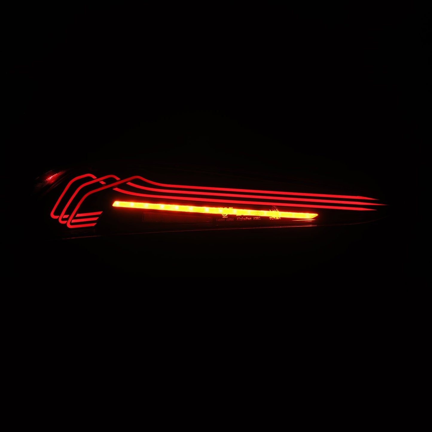 AlphaRex 609020 20-24 Toyota Supra LUXX-Series Laser Style LED Tail Lights Alpha-Black