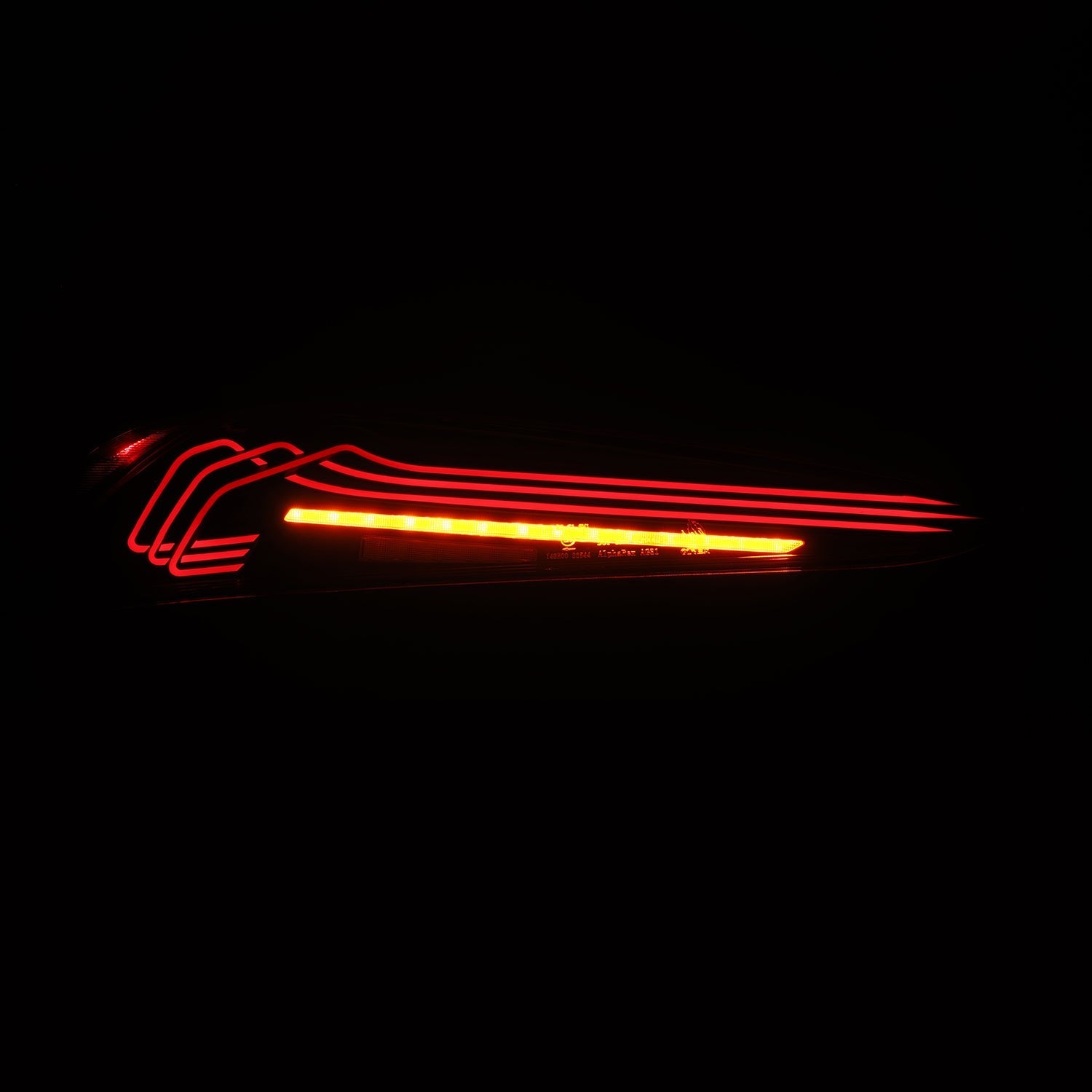 AlphaRex 609020 20-24 Toyota Supra LUXX-Series Laser Style LED Tail Lights Alpha-Black