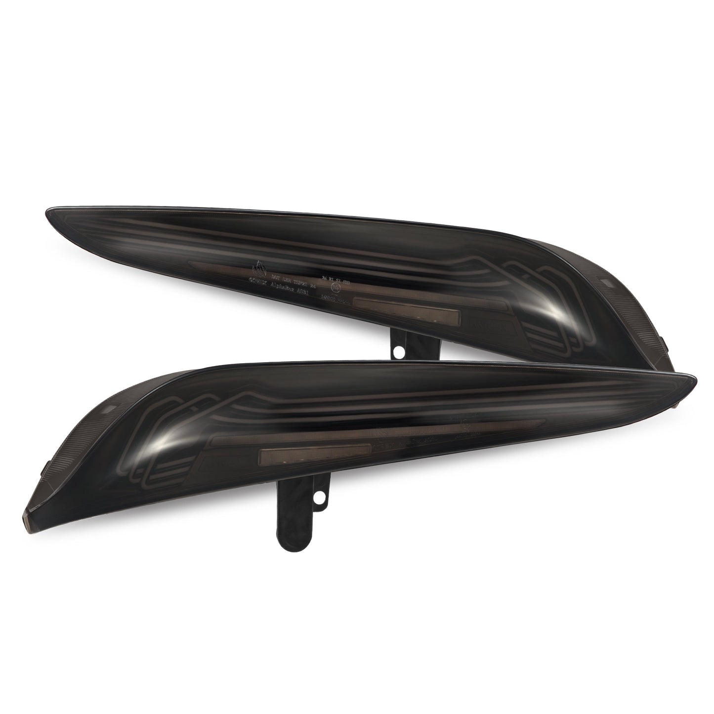 AlphaRex 609020 20-24 Toyota Supra LUXX-Series Laser Style LED Tail Lights Alpha-Black
