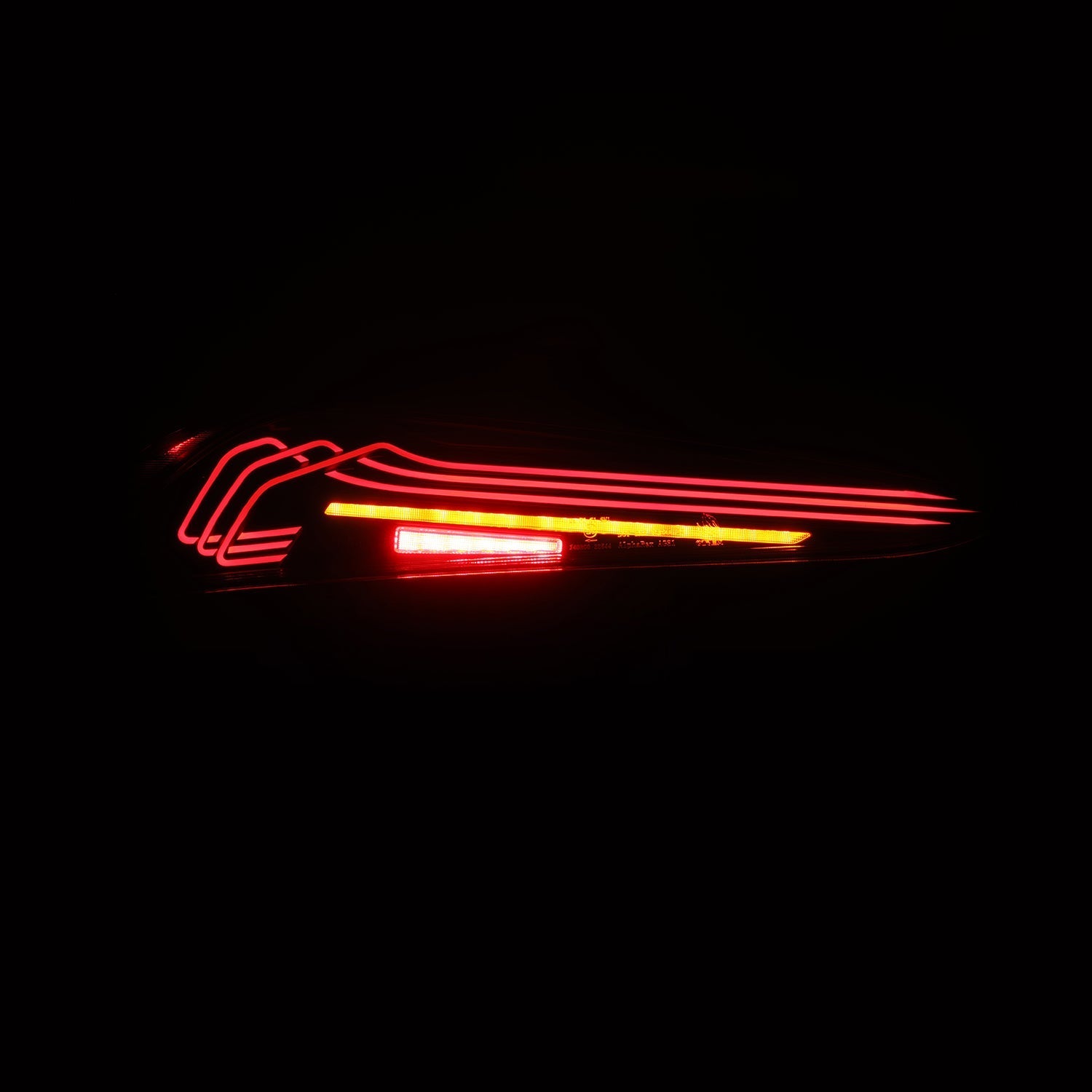 AlphaRex 609020 20-24 Toyota Supra LUXX-Series Laser Style LED Tail Lights Alpha-Black