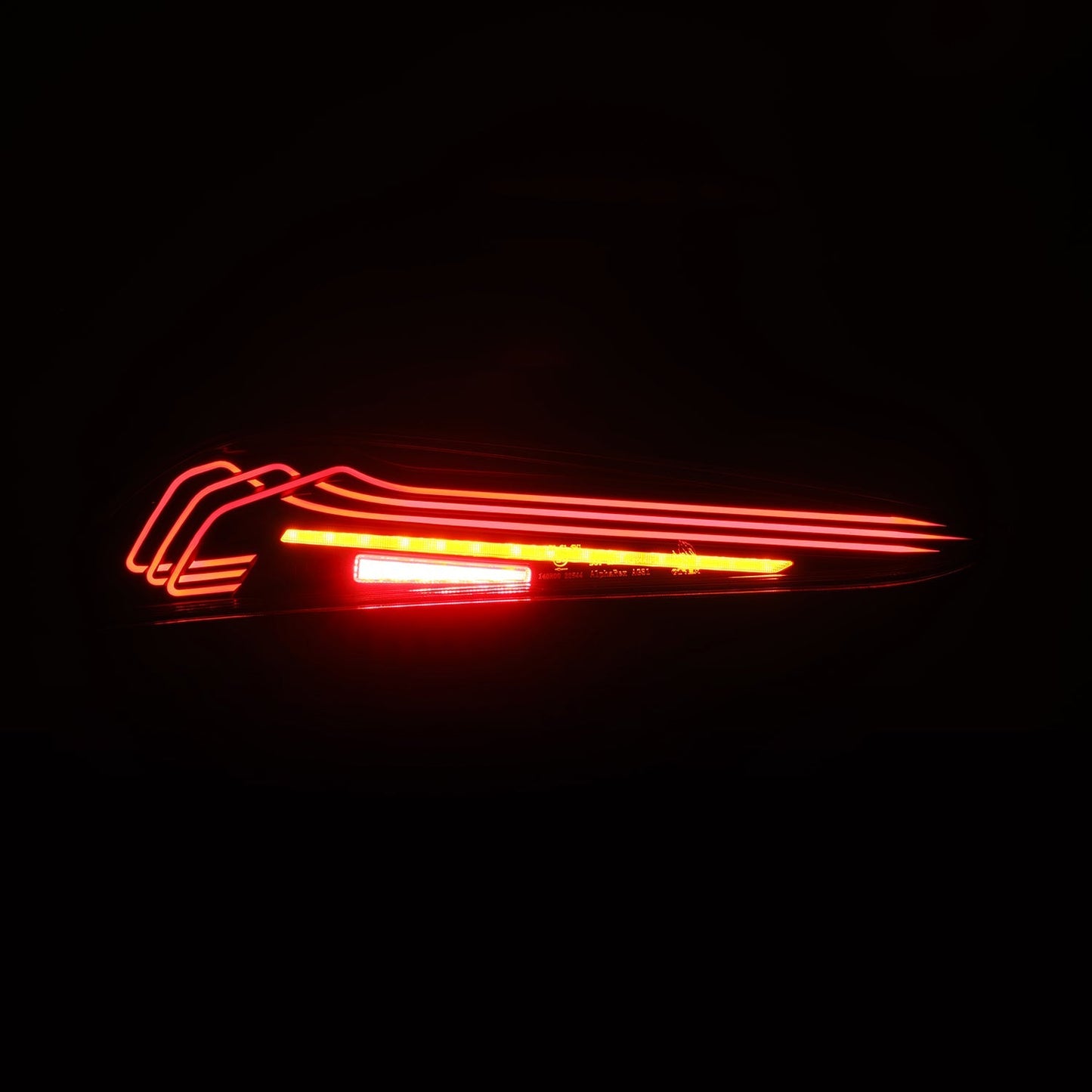 AlphaRex 609020 20-24 Toyota Supra LUXX-Series Laser Style LED Tail Lights Alpha-Black